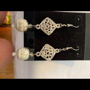 Silver earrings